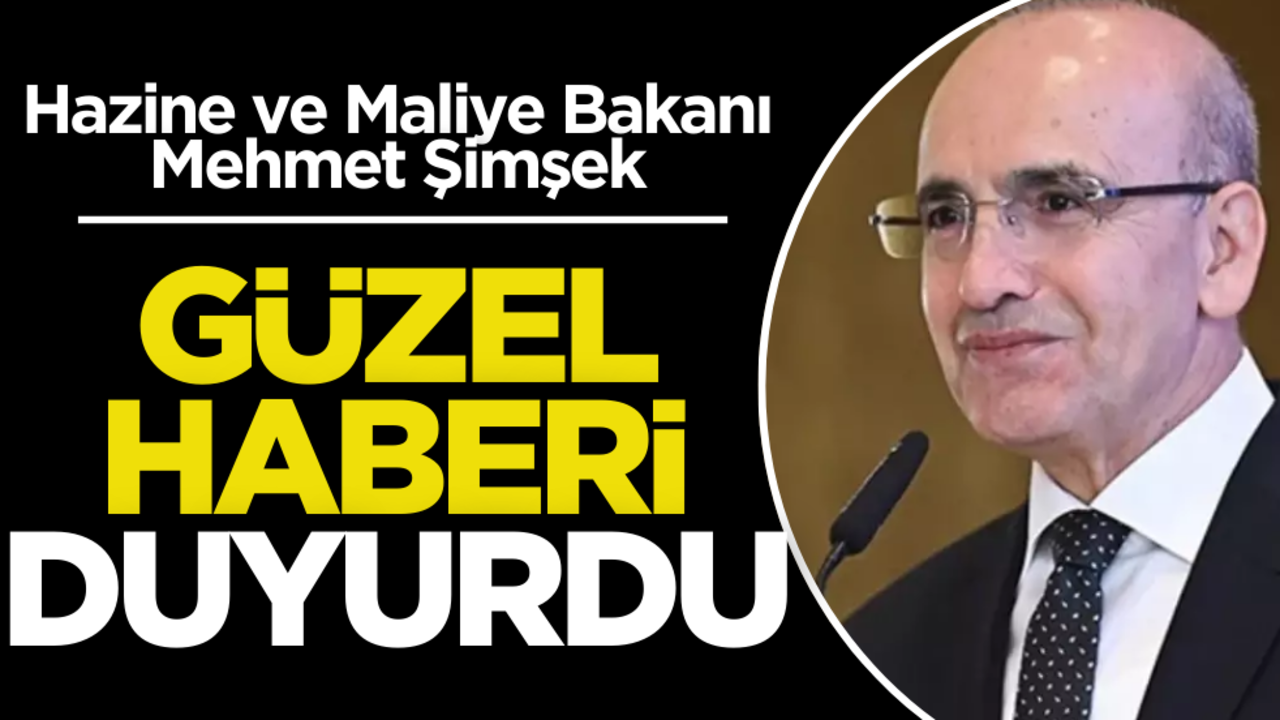 Mehmet Şimşek güzel haberi duyurdu! Ekonomi resmen atağa geçti