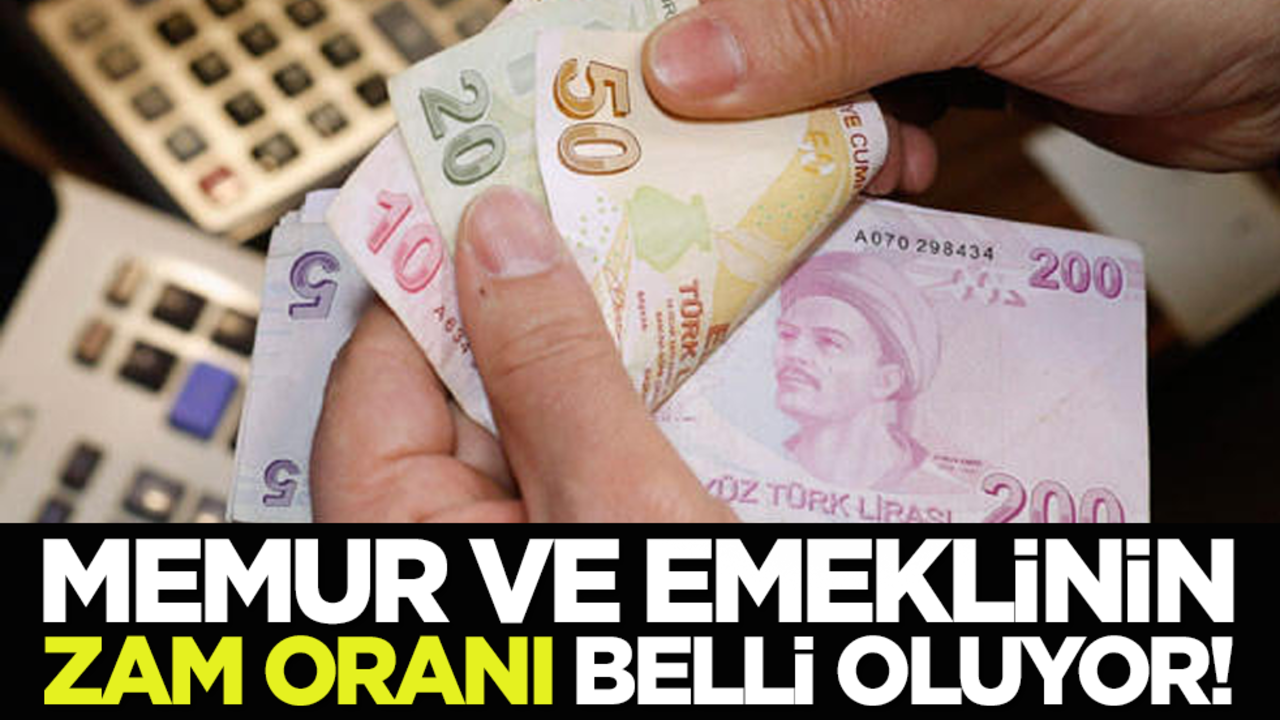 Memur ve emeklinin zam oranı belli oluyor!