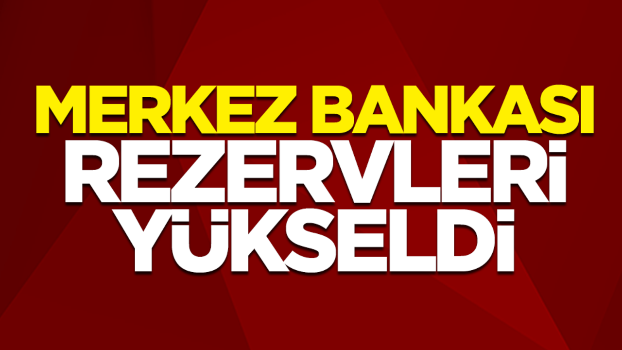 Merkez Bankası rezervleri yükseldi
