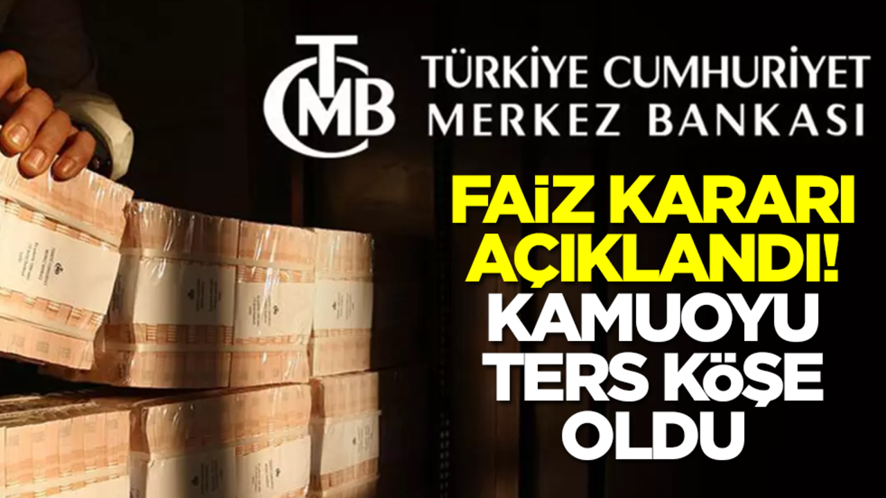Merkez Bankası'ndan ters köşe! Faiz kararı açıklandı