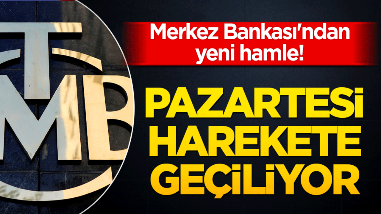 Merkez Bankası'ndan yeni hamle! Piyasada dalgalanmalara karşı kritik adım!