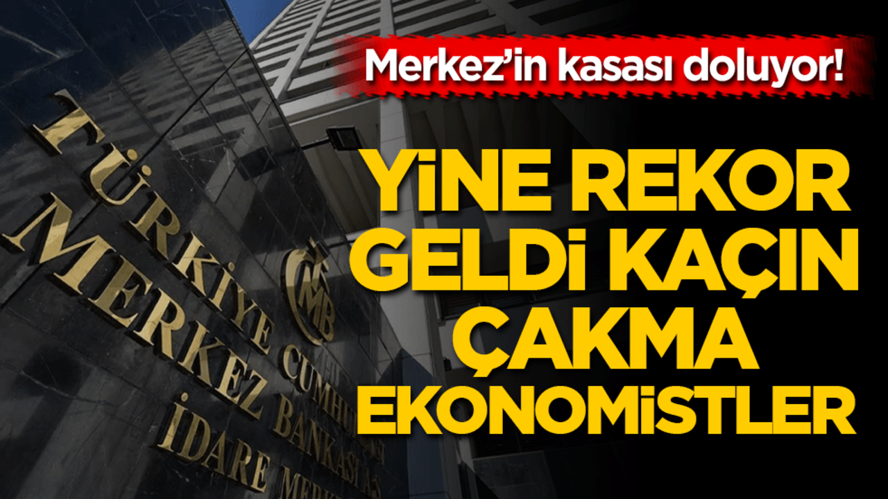 Merkez’in kasası doluyor! Yine rekor geldi kaçın çakma ekonomistler