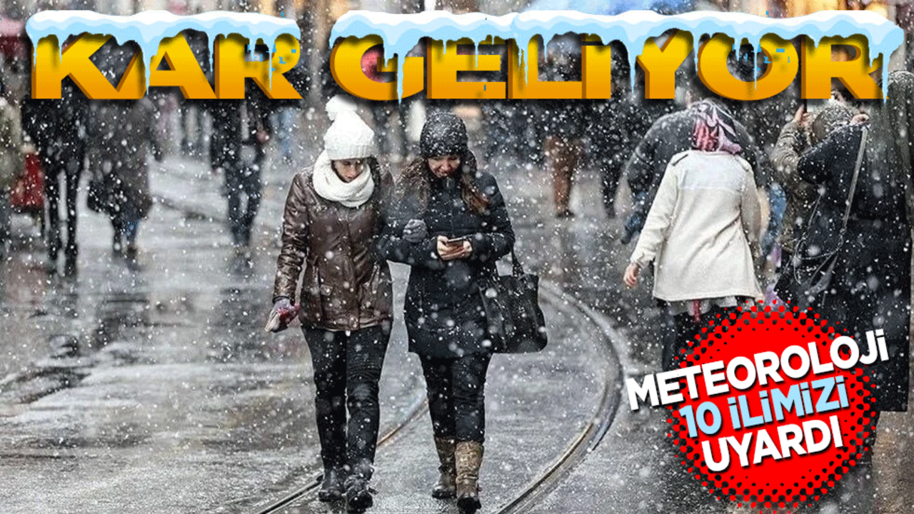 Meteoroloji 10 ilimizi uyardı! İstanbul ve Ankara'da ise sağanak alarmı verildi