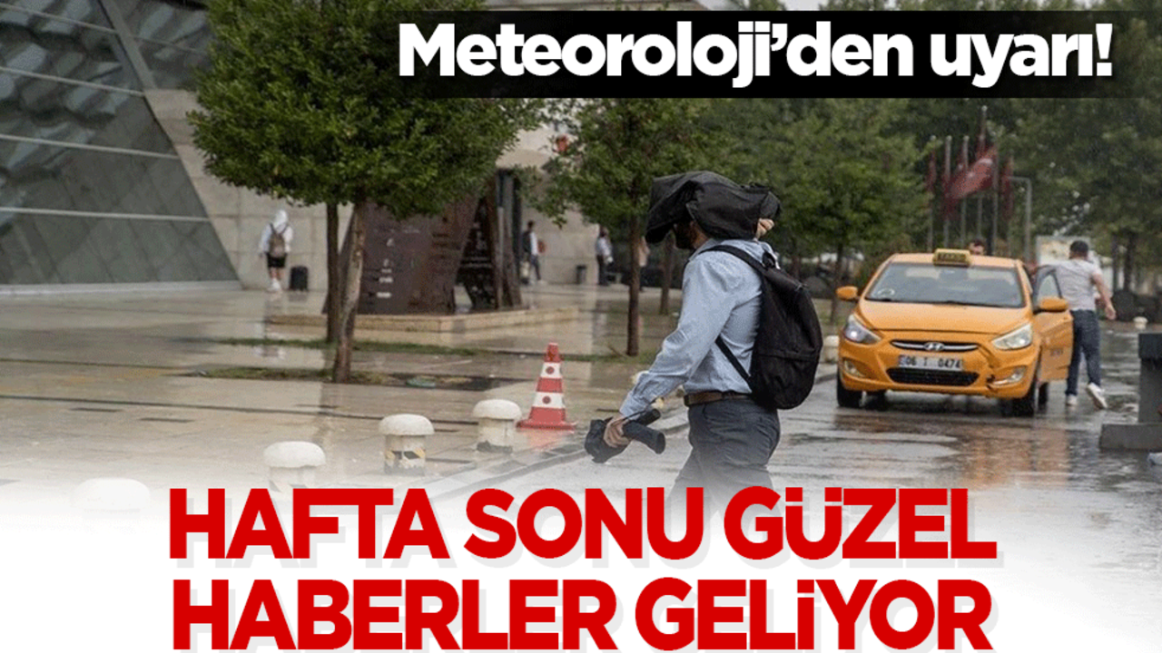 Meteoroloji’den uyarı! Hafta sonu sıcaklıklar düşüyor