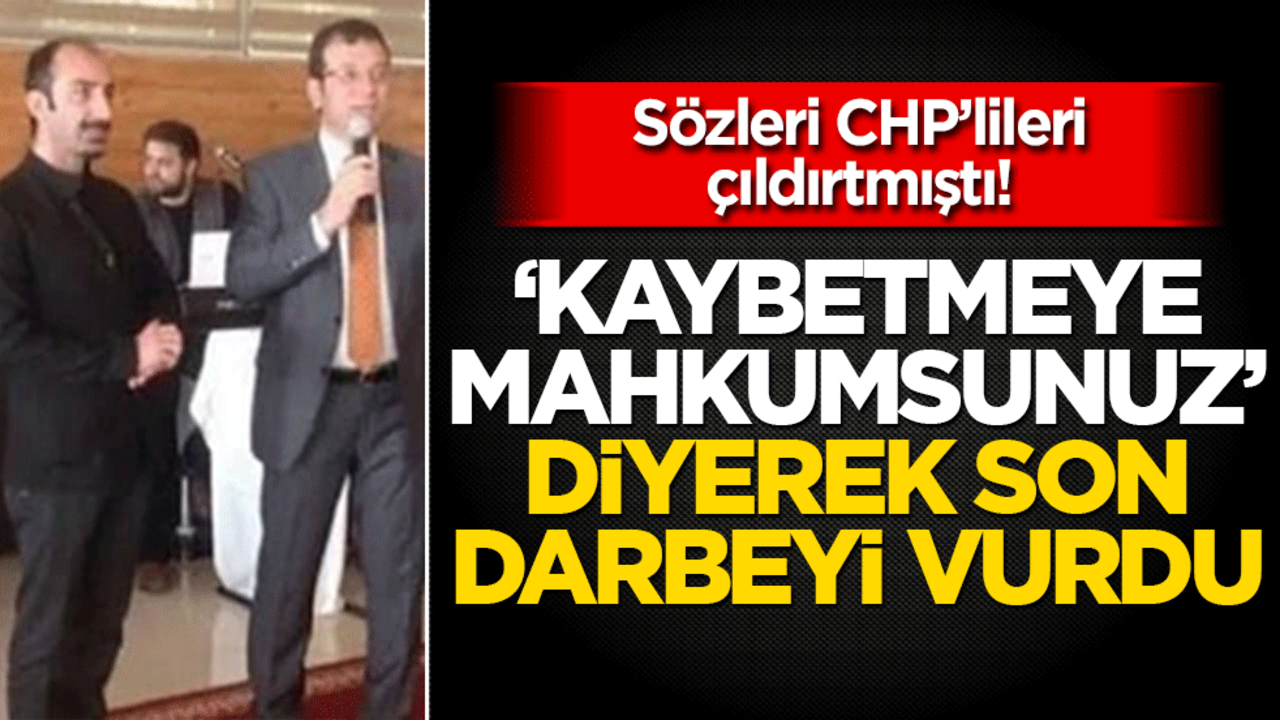Metin Yıldız’dan net çıkış! "Kaybetmeye mahkumsunuz"