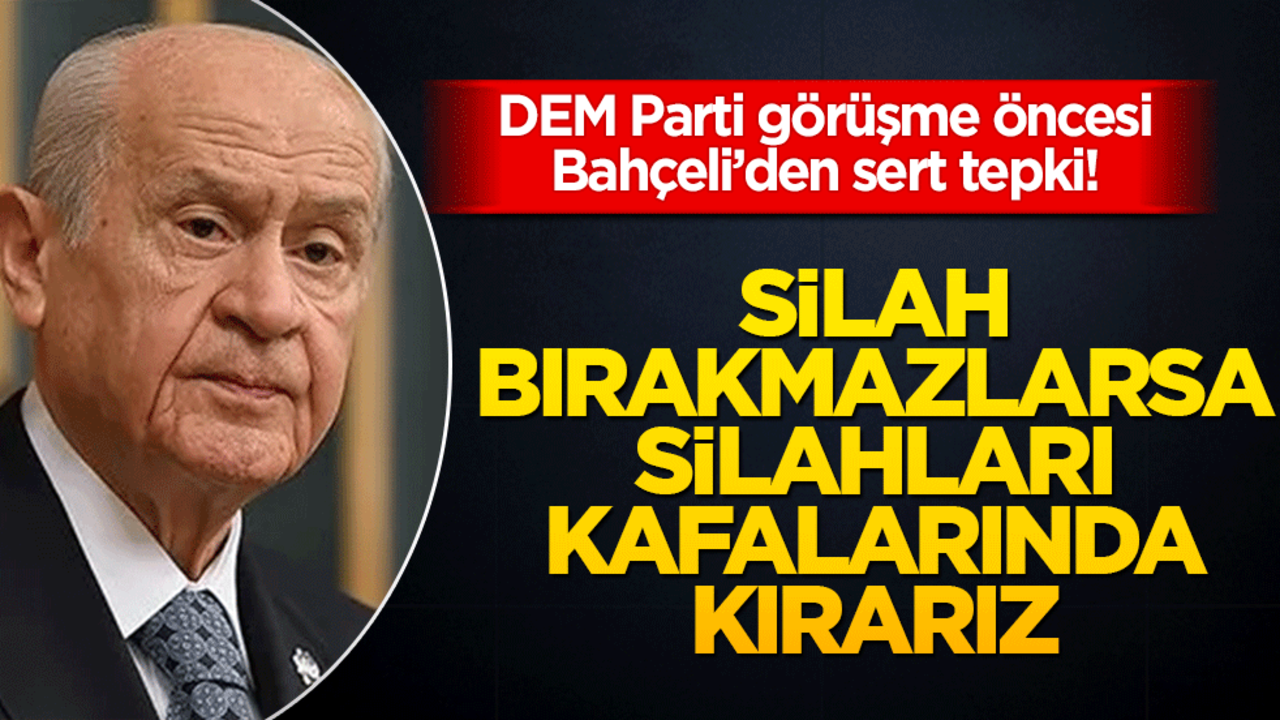MHP Grup Toplatısı'nda Devlet Bahçeli'den flaş açıklamalar