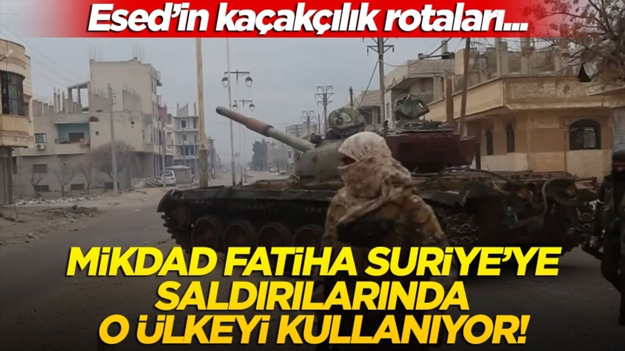 Mikdad Fatiha, Suriye'de saldırmak için o ülkeyi kullanıyormuş!