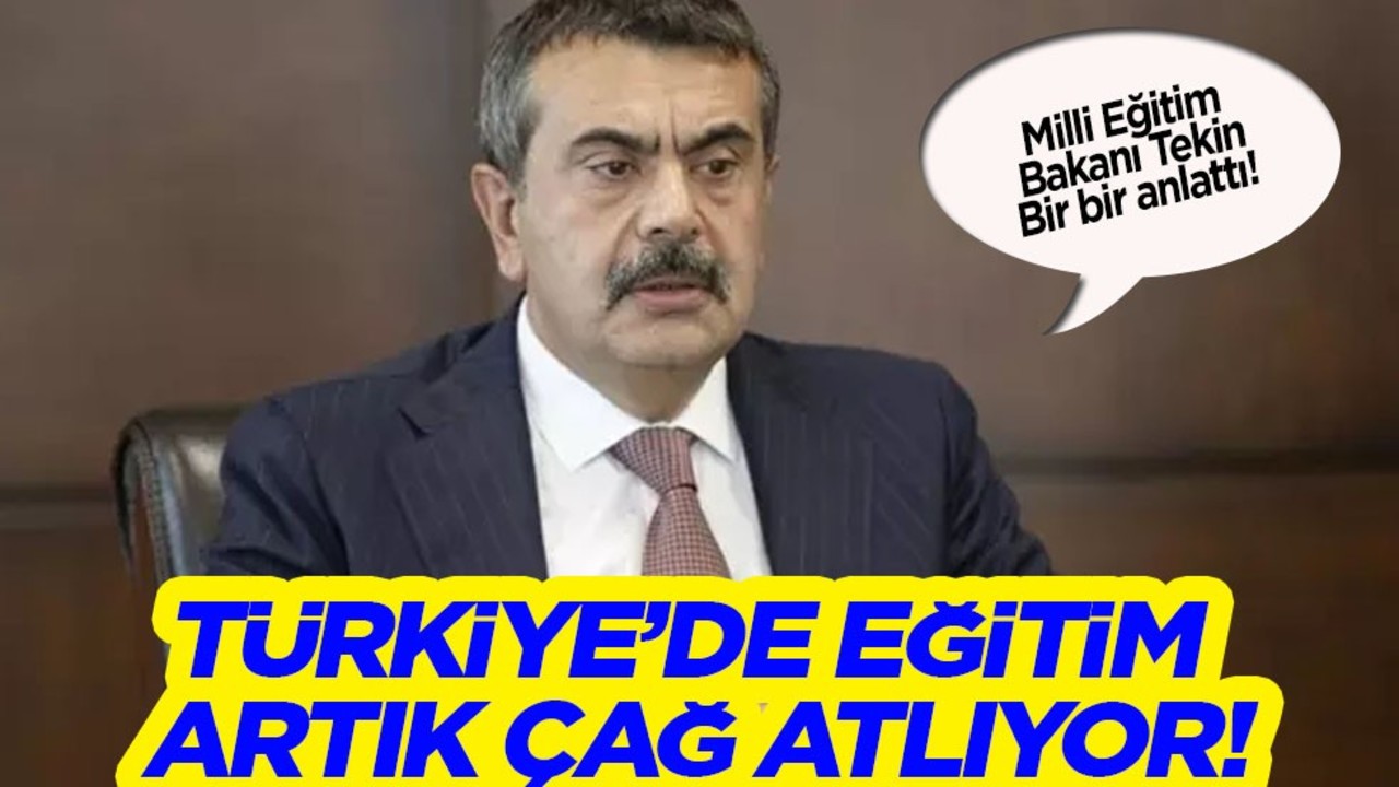 Milli Eğitim Bakanı Tekin: CHP'liler beğenmiyor! Türkiye'nin tüm okullarında akıllı tahta var!