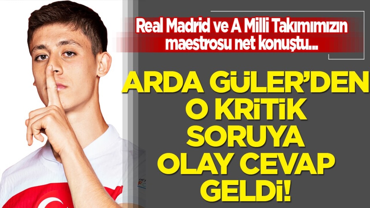 Milli takımın oyuncusu Arda Güler'den bomba tespitler geldi! İşte olay Lamine Yamal cevabı
