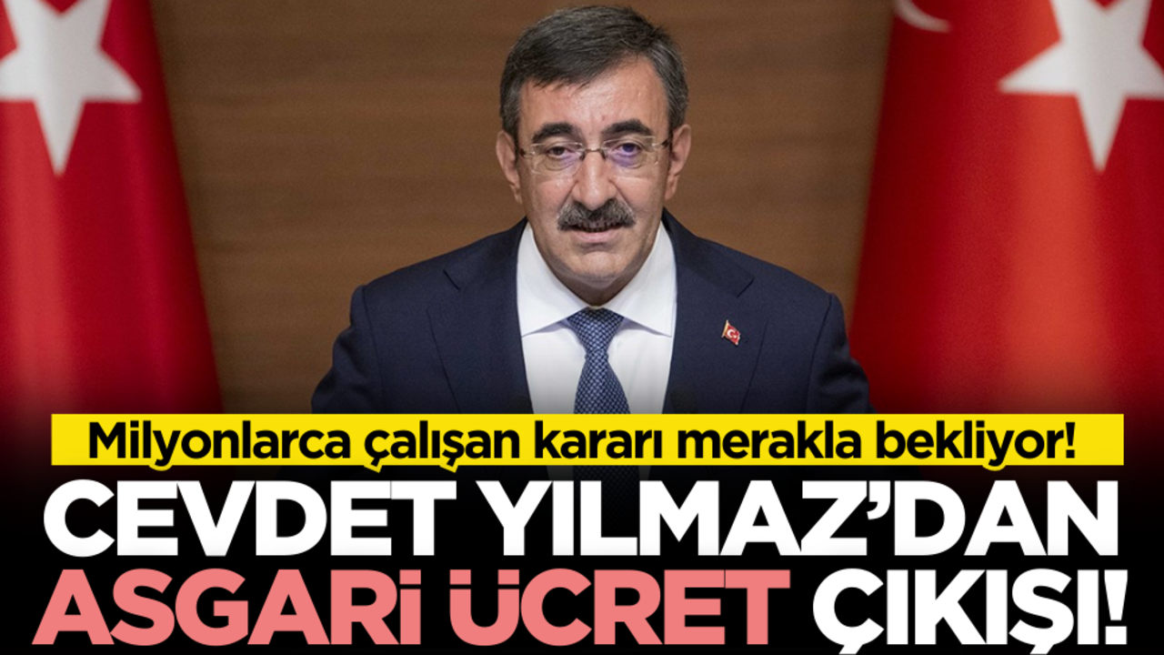 Milyonlarca çalışan kararı merakla bekliyor! Cevdet Yılmaz'dan flaş asgari ücret açıklaması