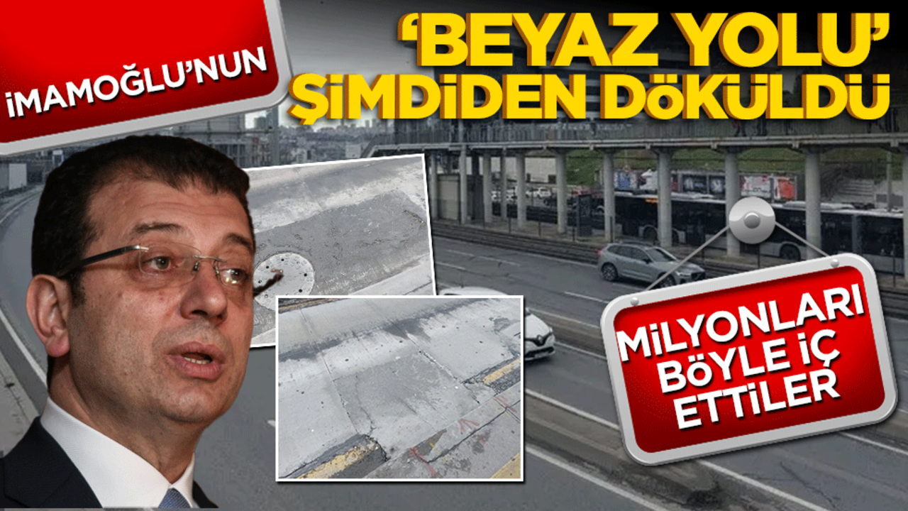 Milyonları böyle iç ettiler! İBB'nin beyaz yolu şimdiden dökülüyor!
