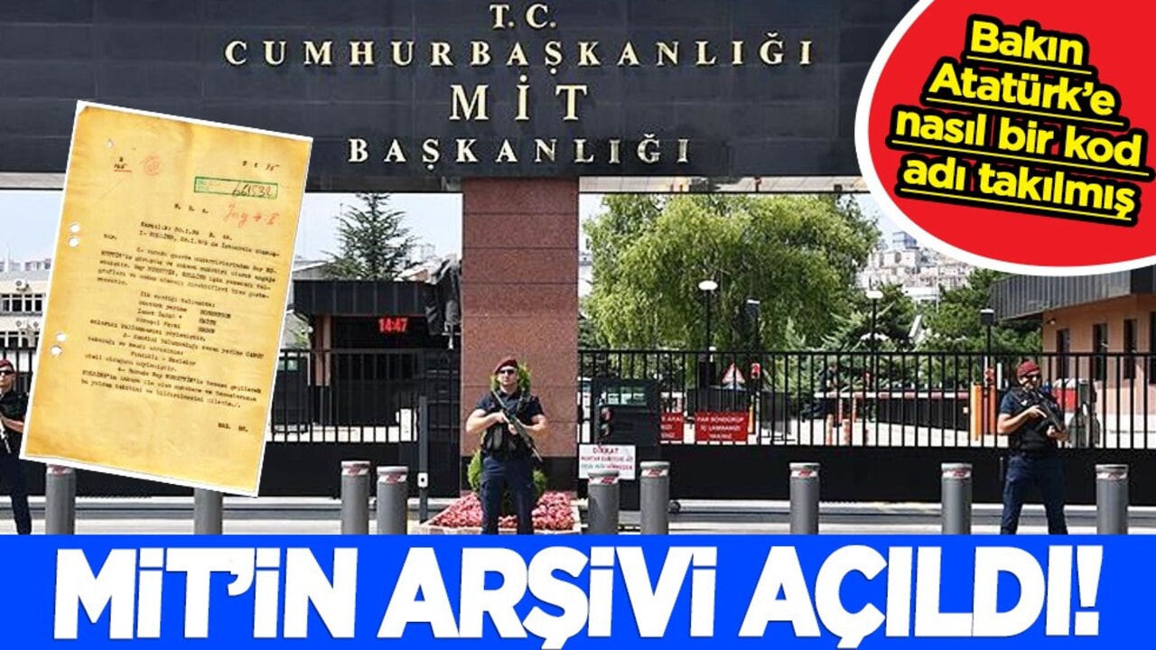 MİT yayımladı: Atatürk, İsmet İnönü, Fevzi Çakmak'a kod adı takılmış! Gündeme oturdu!