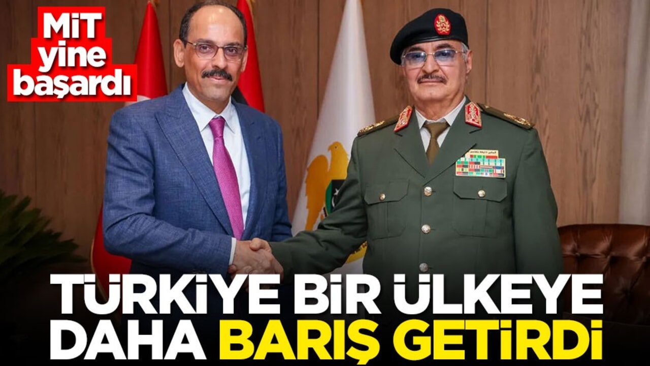 MİT yine başardı! Türkiye bir ülkeye daha barış getirdi