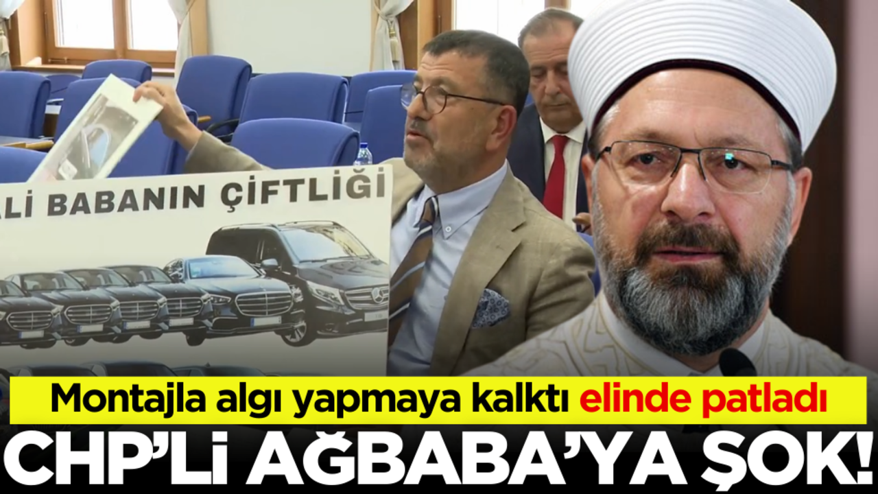 Montajla algı yapmaya kalktı, elinde patladı! CHP’li Ağbaba’ya şok