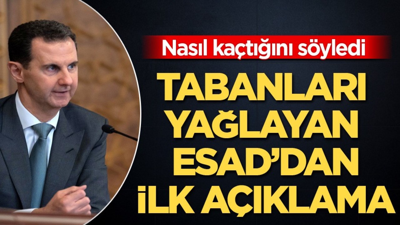 Moskova'ya kaçmıştı! Tabanları yağlayan Beşar Esad'dan ilk açıklama