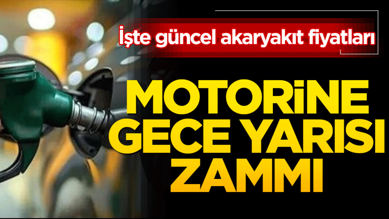 Motorine zam geldi! İşte güncel akaryakıt fiyatları