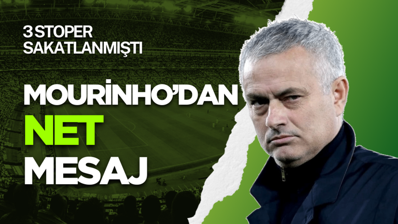 Mourinho’dan net mesaj! "Oyuncular süreyi iyi değerlendirdi"
