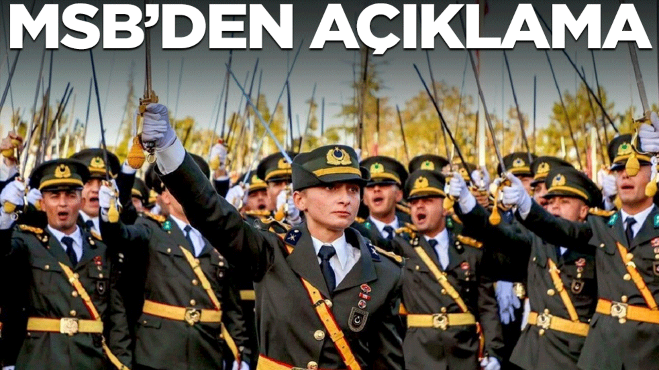 MSB'den ergen teğmenlere dair açıklama!