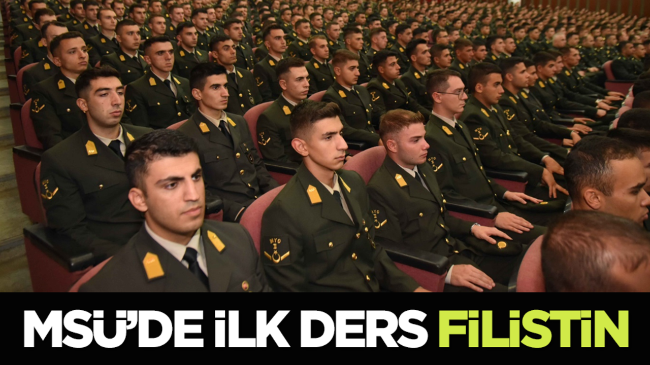 MSÜ’de İlk Ders ‘Filistin’