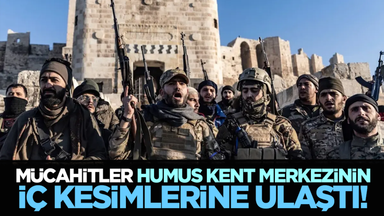 Mücahitler Humus kent merkezinin iç kesimlerine ulaştı!