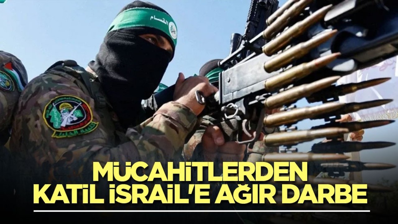 Mücahitlerden katil İsrail'e ağır darbe