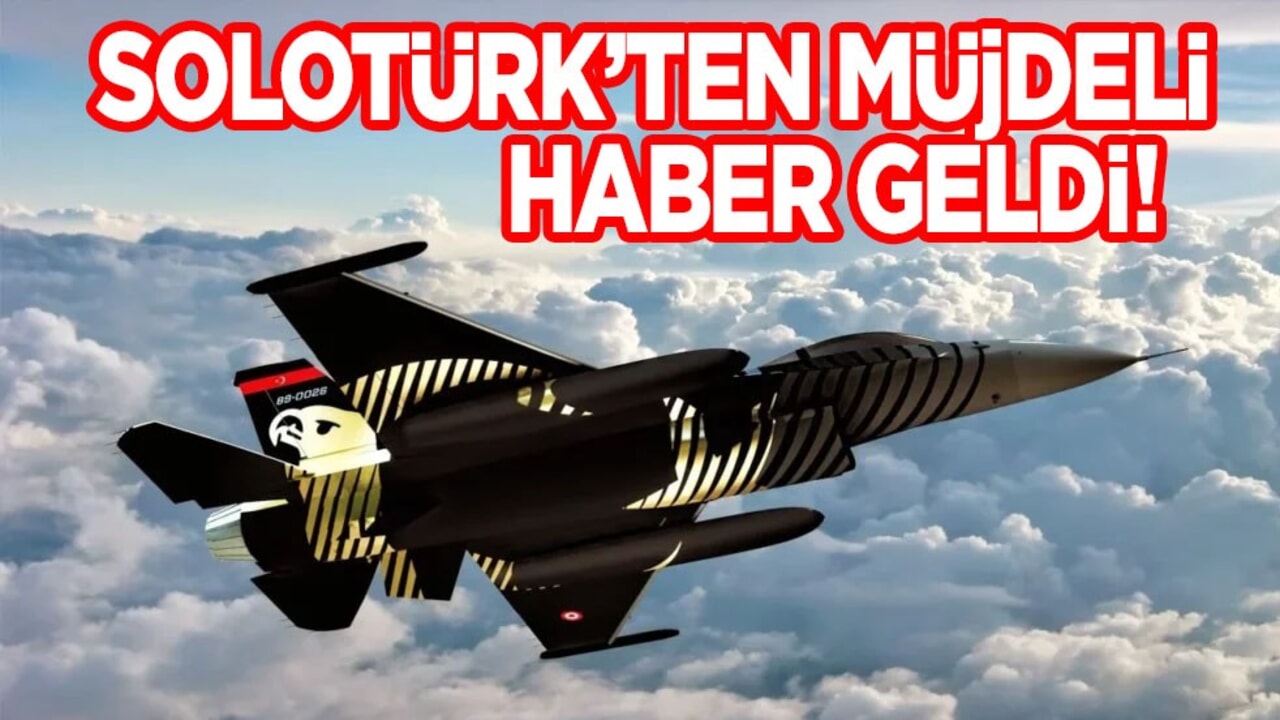 Müjdeli haber: Türk Hava Kuvvetleri'nin gururu SOLOTÜRK'ten nefes kesen gösteri