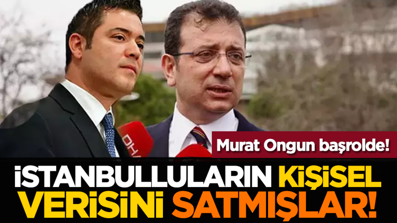 Murat Ongun başrolde! İstanbulluların kişisel verisini satmışlar