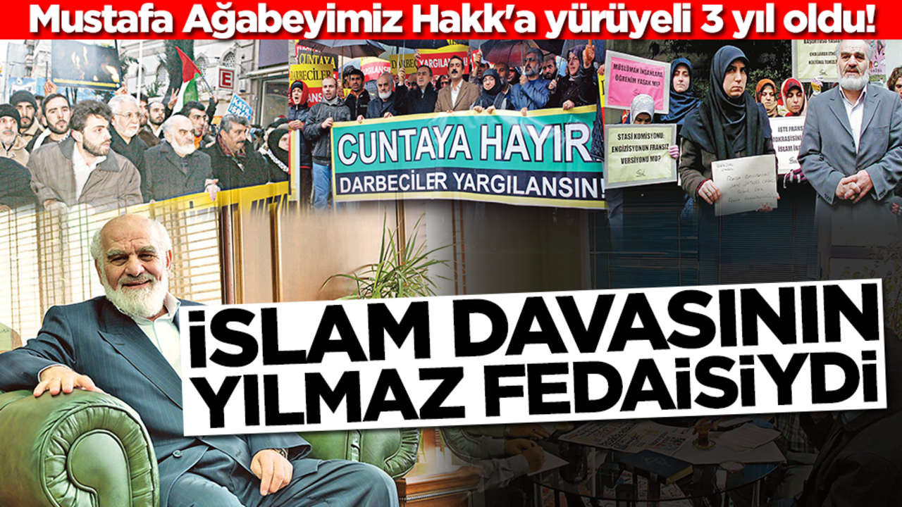 Mustafa Ağabeyimiz Hakk'a yürüyeli 3 yıl oldu! İslam davasının yılmaz fedaisiydi