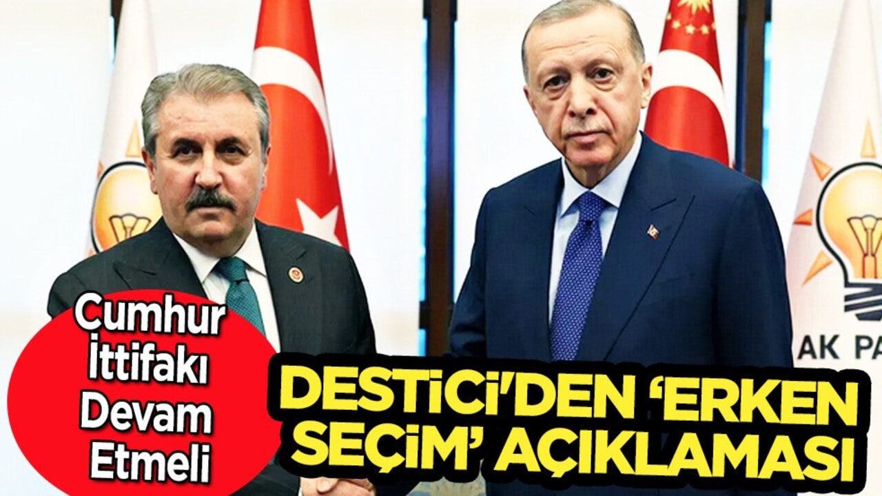 Mustafa Destici Türkiye'ye işaret etti: 'erken seçim' açıklaması! Göz önünde bulundurdu!