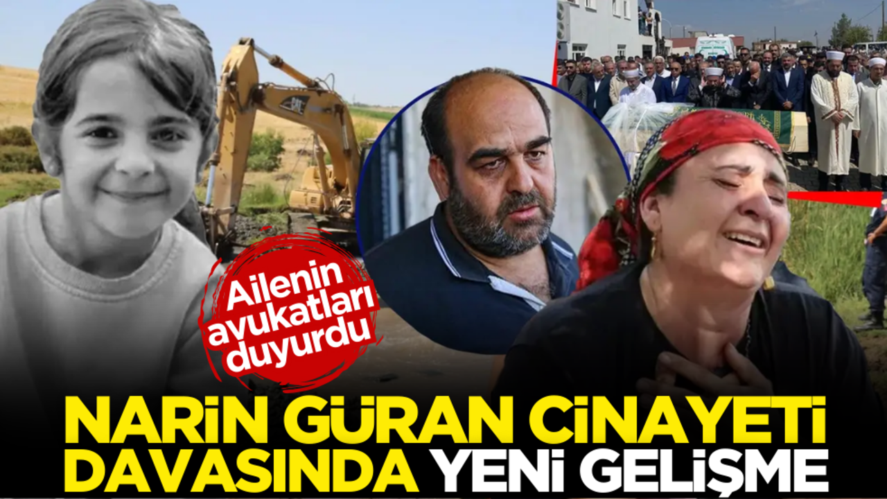 Narin Güran cinayeti davasında yeni gelişme