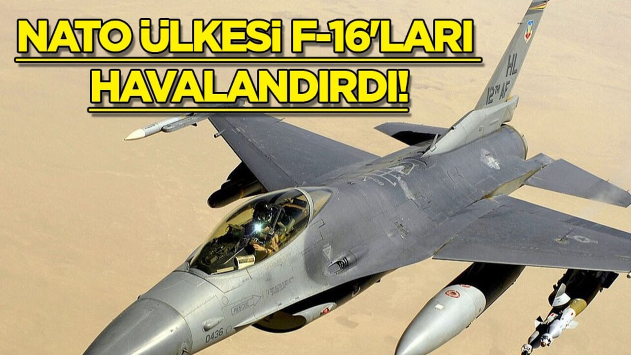 NATO F-16'ları havalandırdı: Hedef alan drone saldırıları! Savaş Avrupa'da yayılıyor mu?