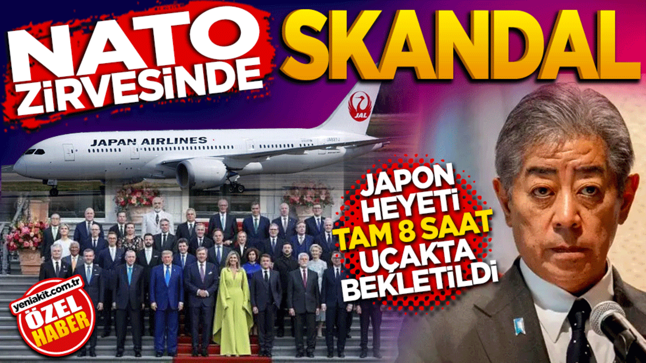 NATO Zirvesinde Skandal: Japon Heyeti 8 Saat Uçakta Bekletildi