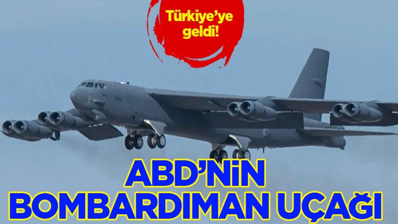 NATO'dan operasyona destek! ABD bombardıman uçağı Türkiye’de! Türkiye'nin damgası