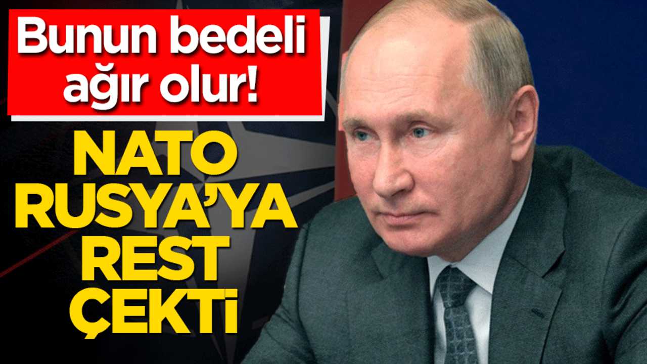 NATO'dan Rusya'ya rest: Polonya'ya saldırının bedeli ağır olur!