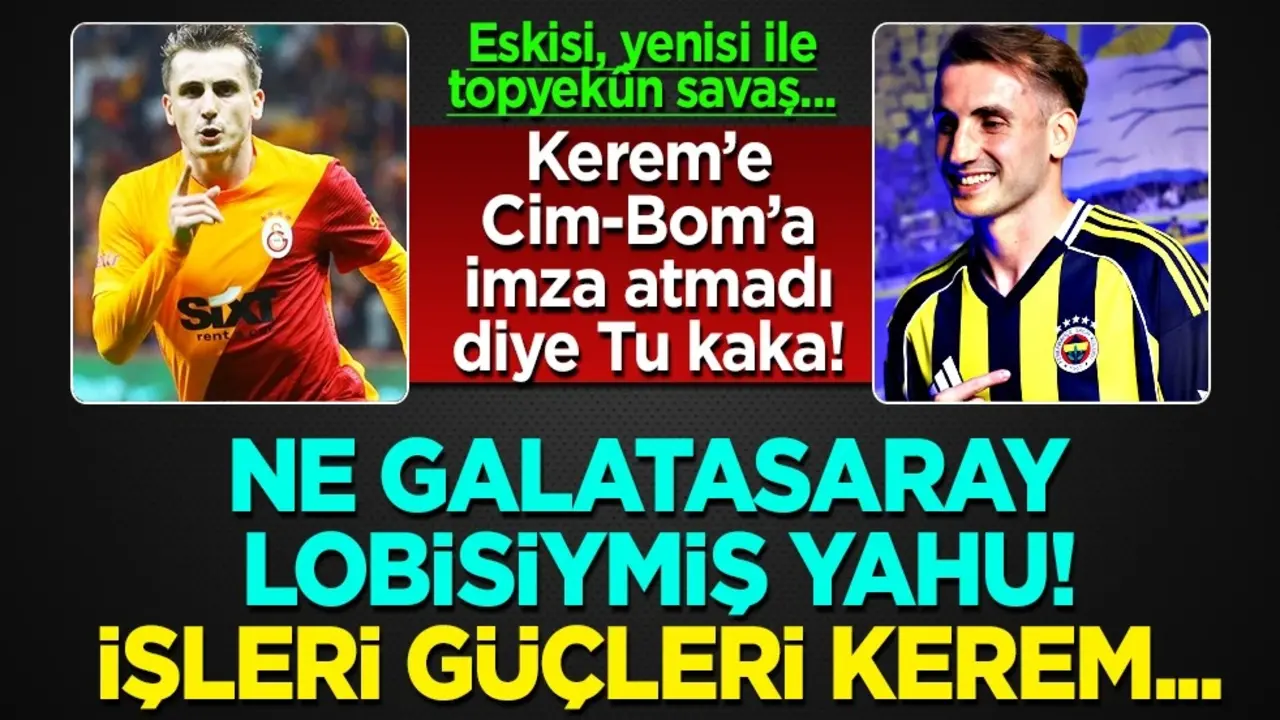 Ne Galatasaray lobisiymiş yahu: Kerem Aktürküoğlu’na diş bilemeye devam ediyorlar.. Yenisi, eskisi…