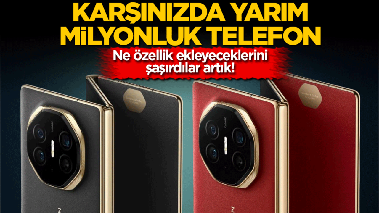 Ne özellik ekleyeceklerini şaşırdılar artık! Karşınızda yarım milyonluk telefon