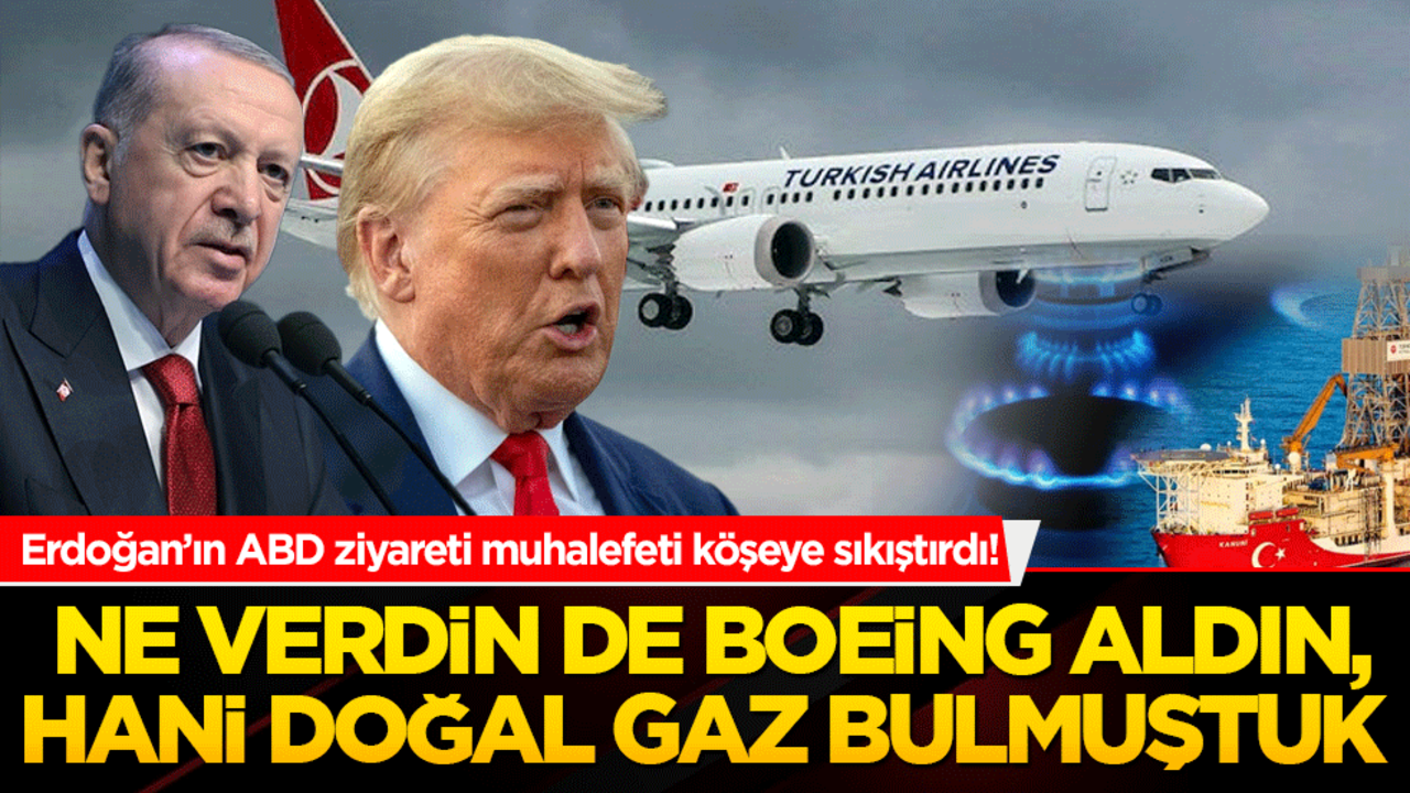 Ne verdin de Boeing aldın, hani doğal gaz bulmuştuk