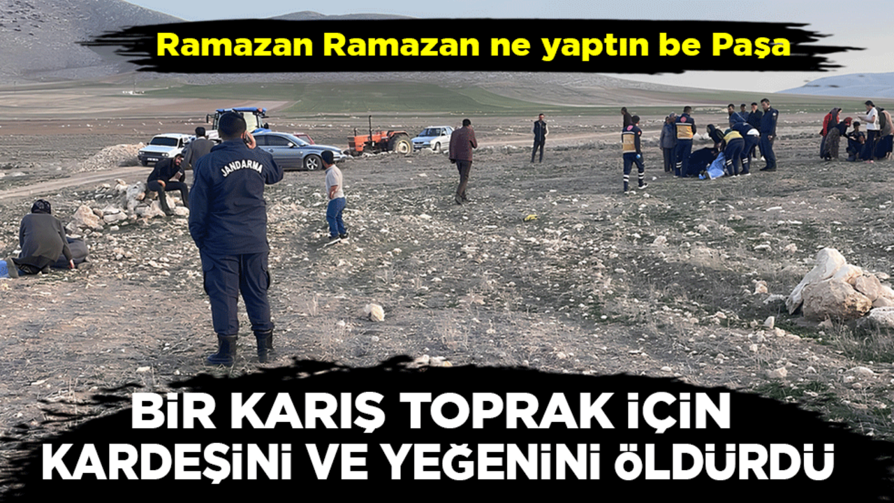 Ne yaptın be Paşa: Bir karış toprak için ramazan günü kardeşini ve yeğenini öldürdü