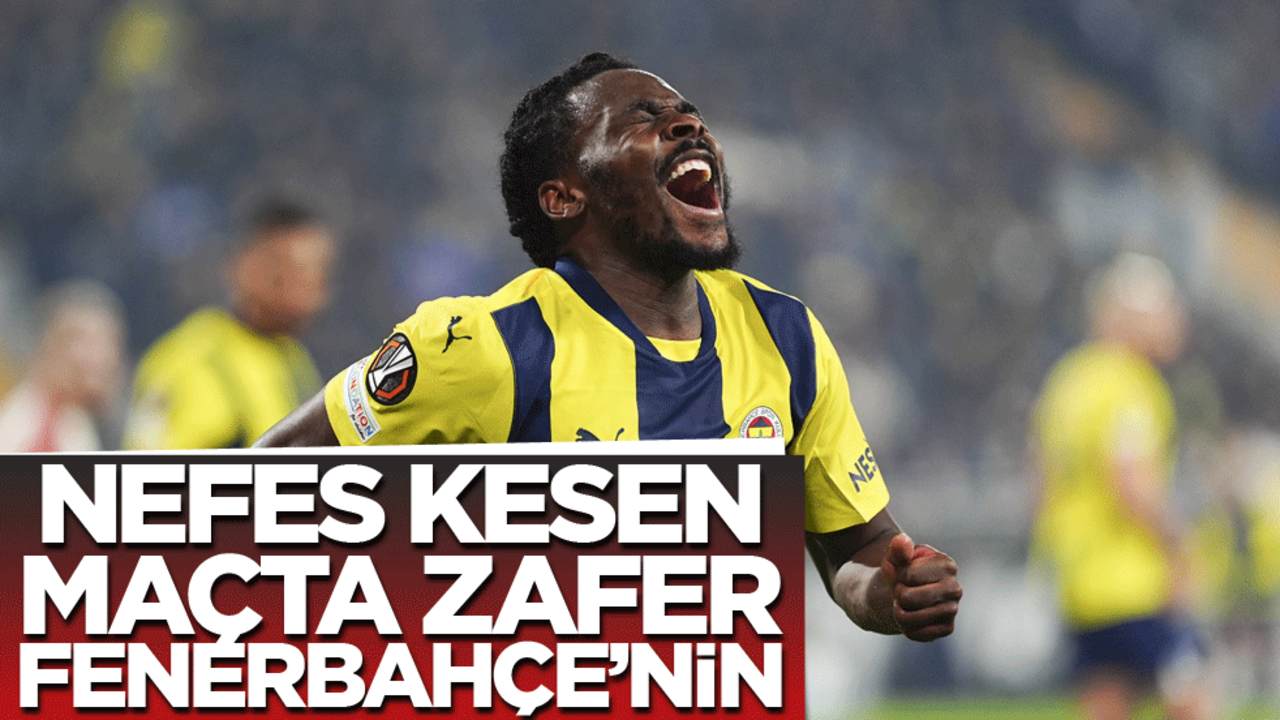 Nefes kesen maçta zafer Fenerbahçe'nin