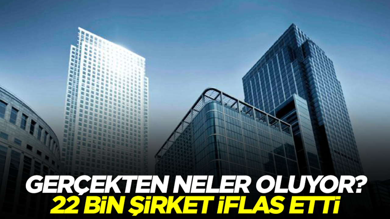 Neler oluyor? 22 bin şirket iflas etti
