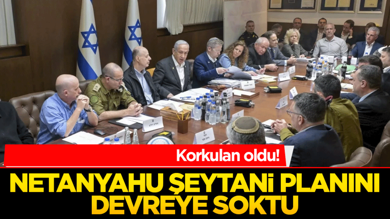 Netanyahu koltuğunu korumak için Gazze’yi ilhak planını devreye soktu!