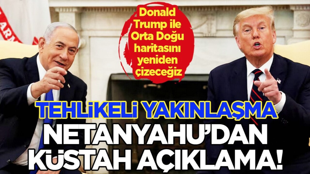 Netanyahu: Trump ile Orta Doğu haritasını yeniden çizeceğiz! İsrail'e tepki yağıyor