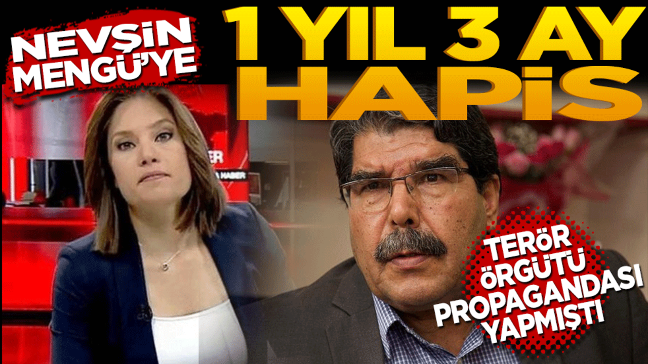 Nevşin Mengü'ye 1 yıl 3 ay hapis! Terör örgütü propagandası yapmıştı