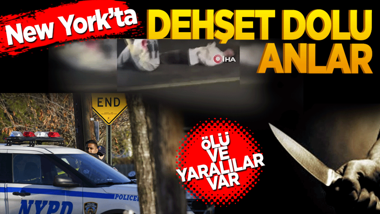 New York’ta dehşet dolu anlar!