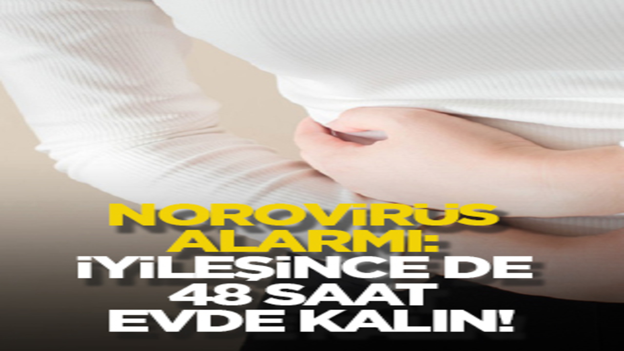 Norovirüs alarmı: İyileşince de 48 saat evde kalın!