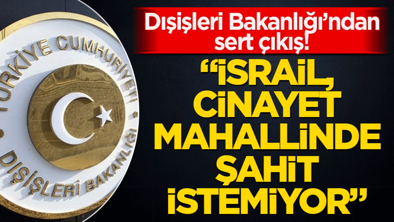 Nuh Yılmaz’dan sert çıkış: "İsrail, cinayet mahallinde şahit istemiyor"