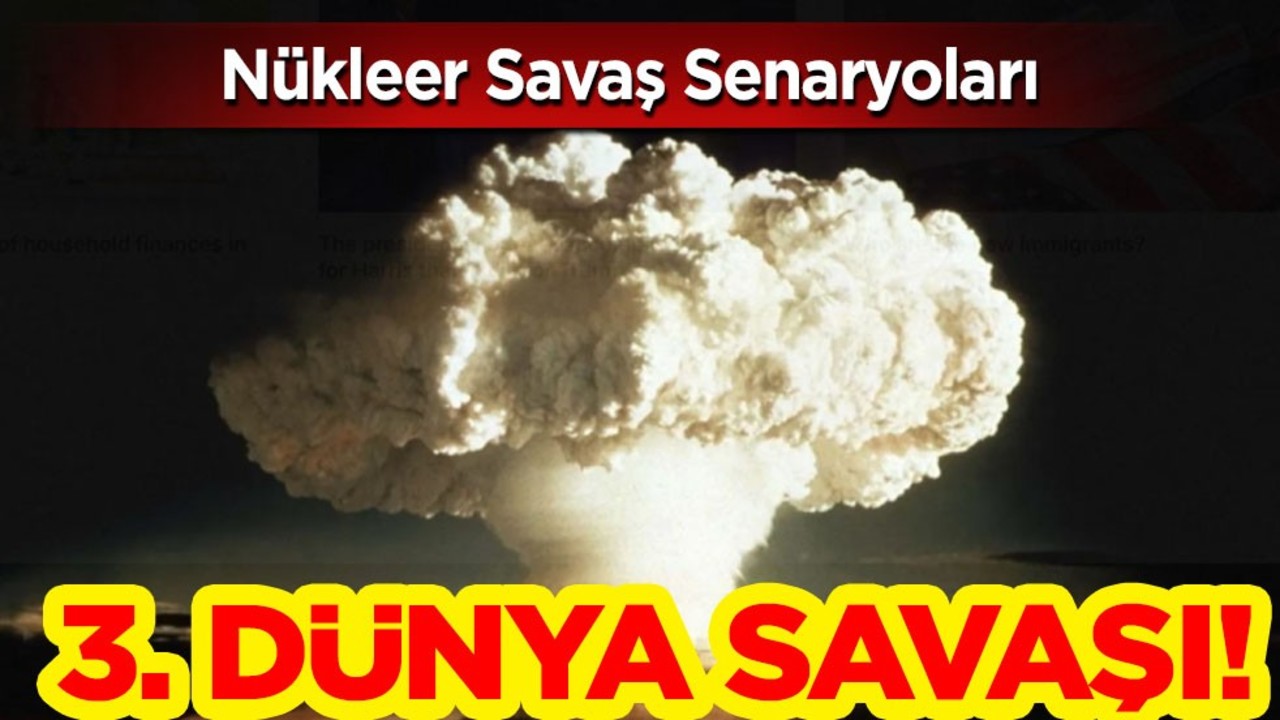 Nükleer savaş senaryoları, 3. Dünya savaşı söylentileri: Plan içinde plan! Silah, füze, savaş uçakları...