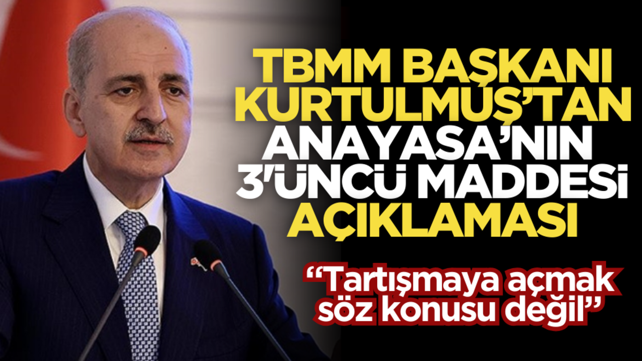 Numan Kurtulmuş’tan algı operasyonuna tepki: Söz konusu değil!
