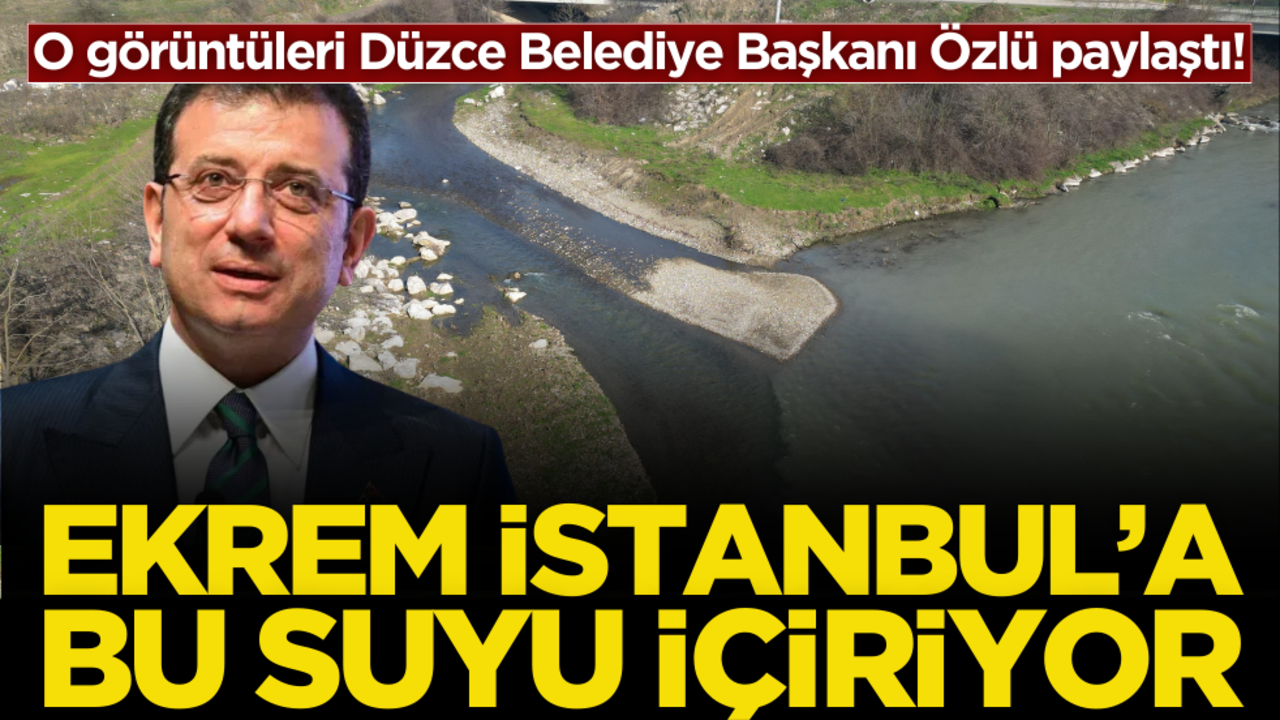 O görüntüleri başkan Özlü paylaştı! Ekrem İstanbul’a bu suyu içiriyor