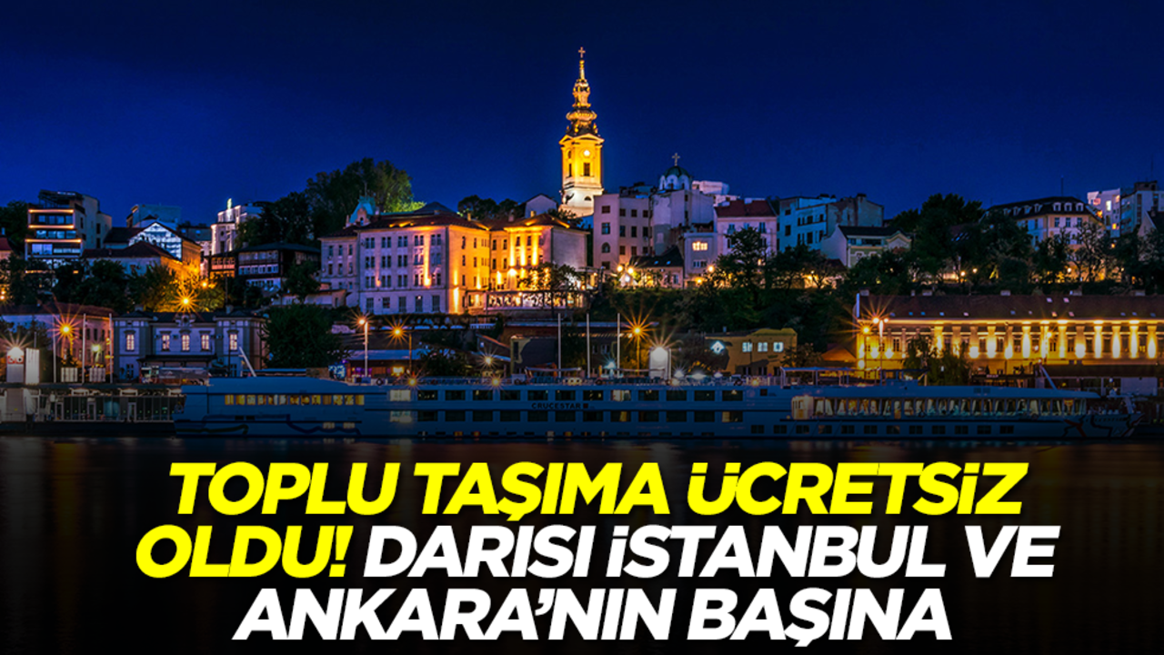 Toplu taşıma ücretsiz oldu! Darısı İstanbul ve Ankara'nın başına